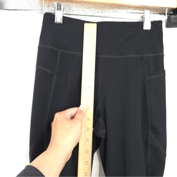 Sweaty Betty Zero Gravity Leggings Crop Black Venting Athleisure Gym XS - Picture 13 of 16